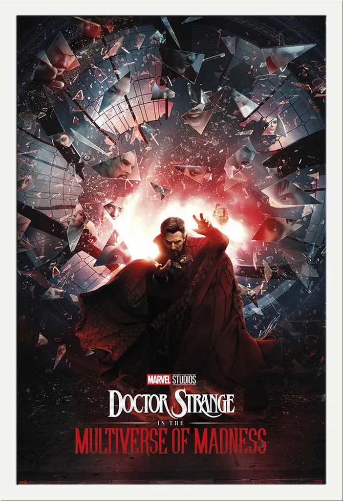Poster Doctor Strange Multiverso della Follia 61x91.5 con Cornice Shinsuke
