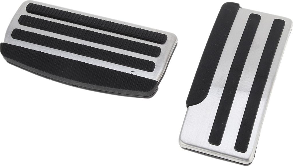 1 Satz Automatische Fußstützenabdeckung Fußstützenpedal-Pads Fußstützen-Dead-Pedal-Pad-Abdeckung für Nissan Frontier 2022-2024 Edelstahl Sil...