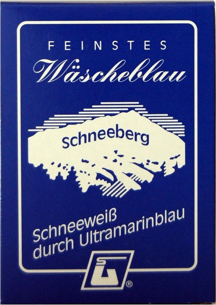 Schneeberg Feinstes Wäscheblau , Schneeweiß durch Produktbild 