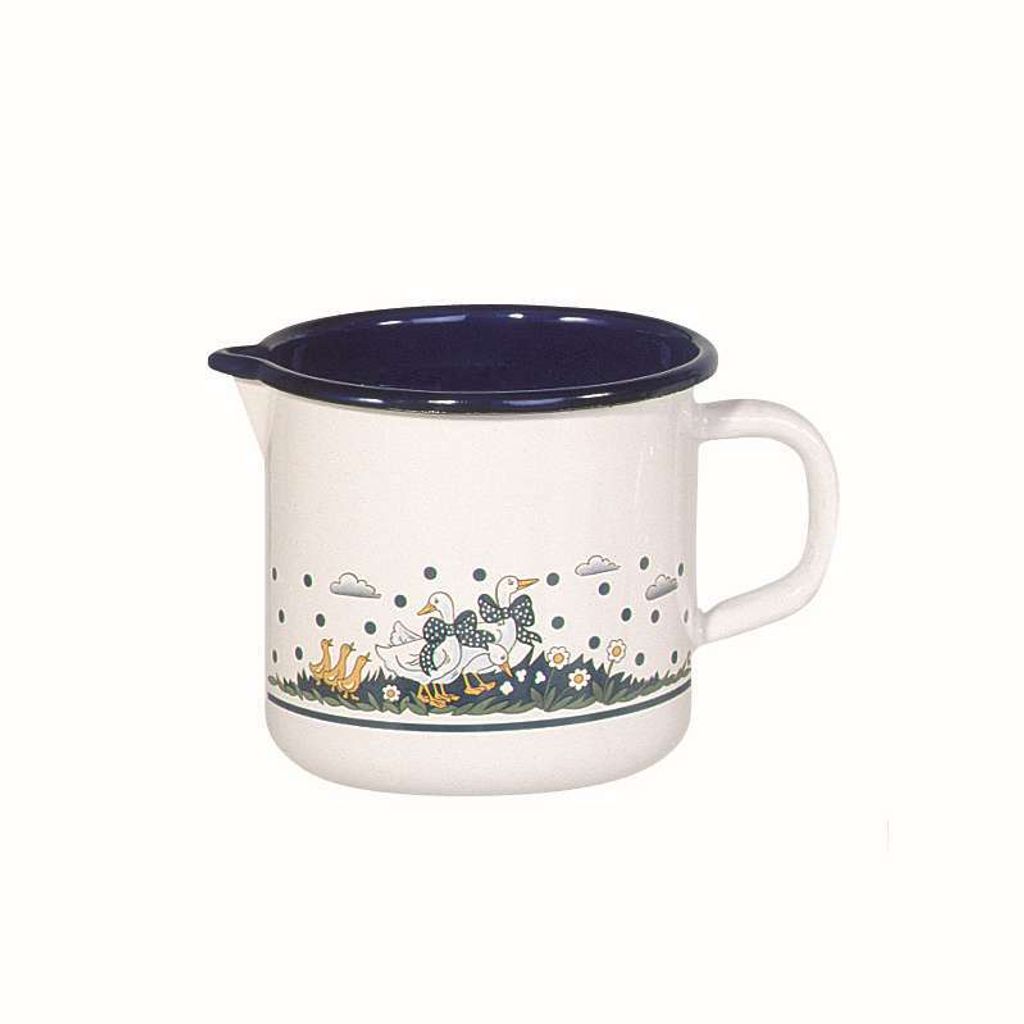KARL KRÜGER Milchtopf Gänseglück mit Ausguss 1,5 l Ø14cm Produktbild 
