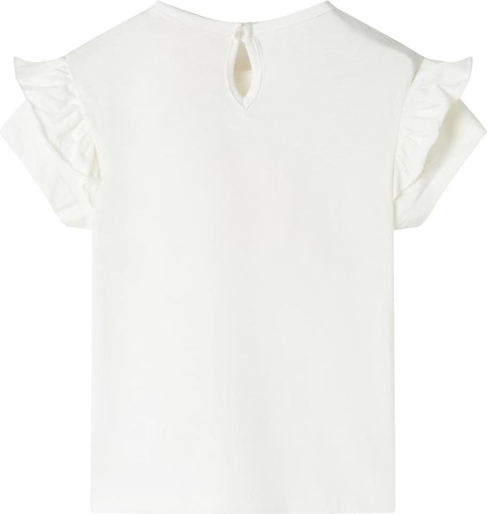 vidaXL Kinder-T-Shirt Ecru 104