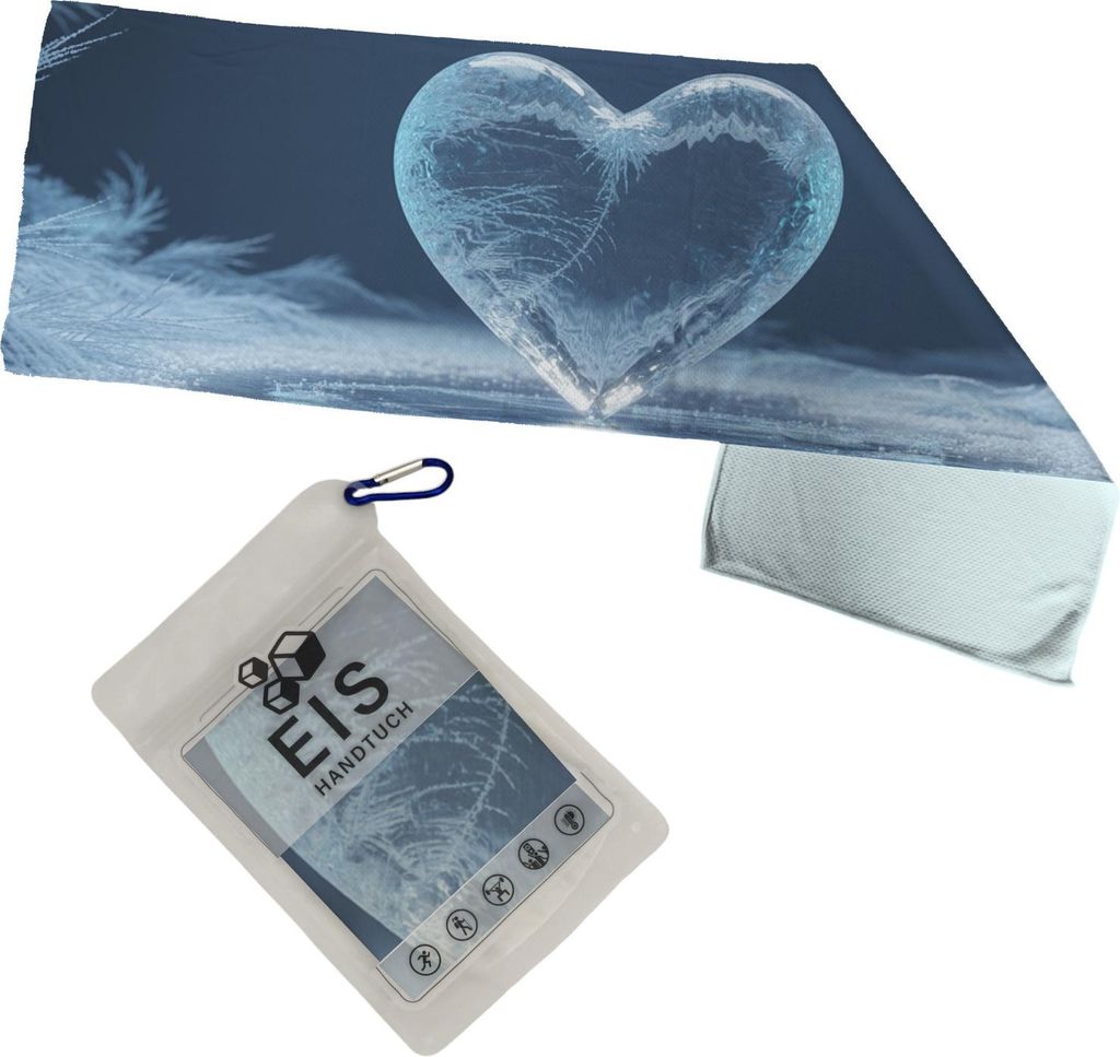 Eisherz Cooling Eishandtuch XL für Sport