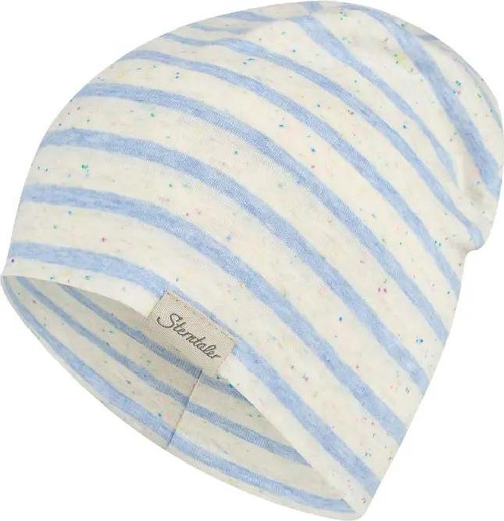 Sterntaler Beanie Streifen, königsblau, Gr. 51