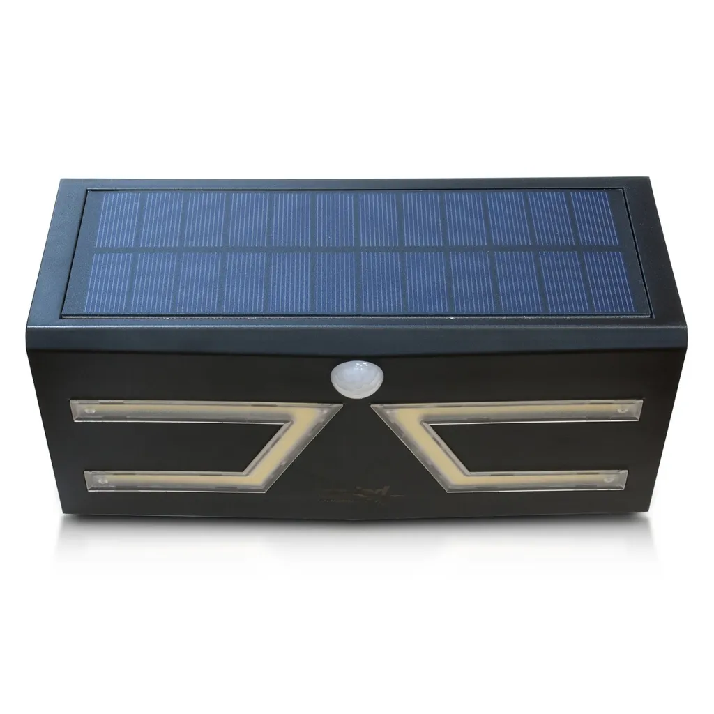 Éclairage solaire extérieur puissant GV50-CLB avec batterie longue durée