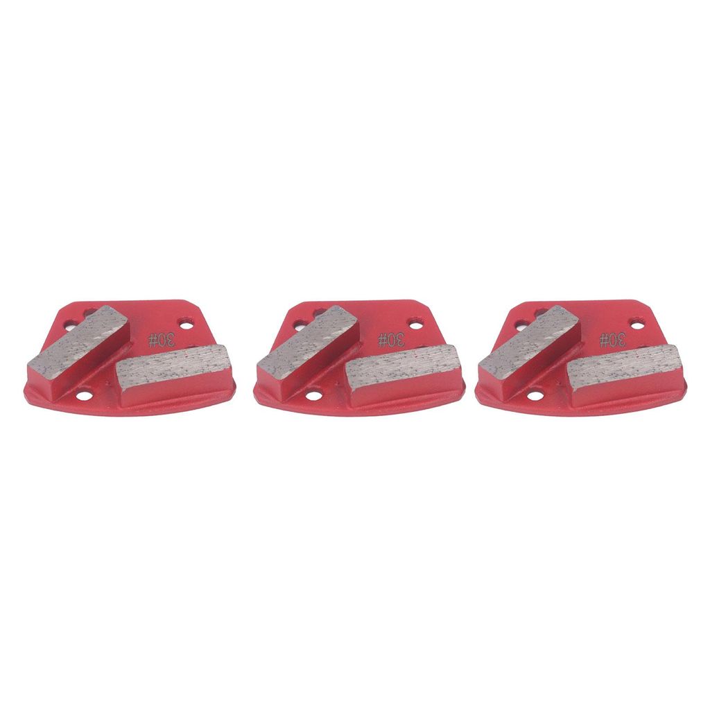 3× Diamant-Schleifschuhe – Trapezform, Körnung 30, mit 2 Produktbild 