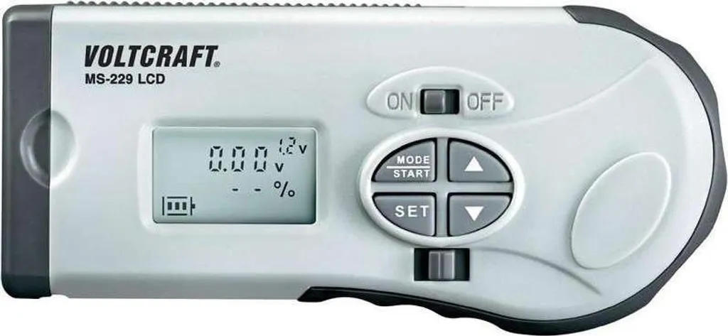 Testeur de Batteries Universel avec Écran LCD Voltcraft MS-229 Gris