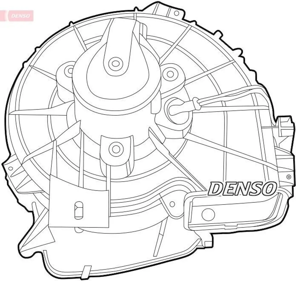 DENSO DEA20004 Ventilateur d'habitacle OE 1845202 pour Opel Corsa C