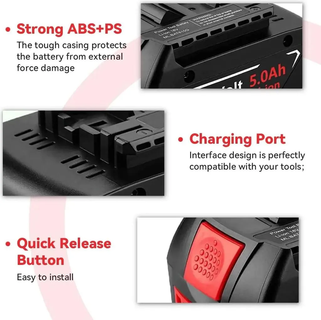 Sostituzione Batteria Bosch 18V 6000mAh: Rigenera i Tuoi Elettroutensili - 3