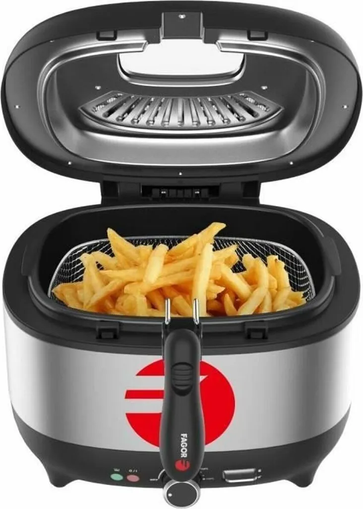 Friteuse à bain d'huile Fagor 3.5L - Friteuse électrique grande capacité - 4