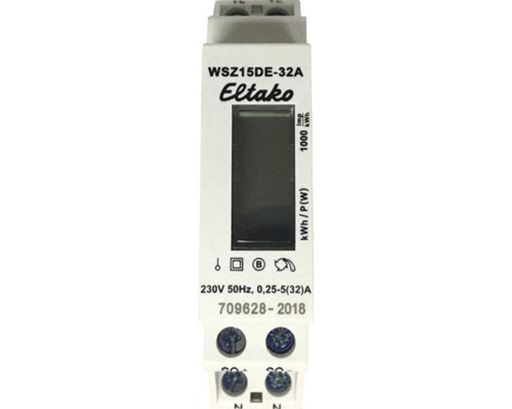 Eltako Wechselstromzähler WSZ15DE 32A Produktbild 