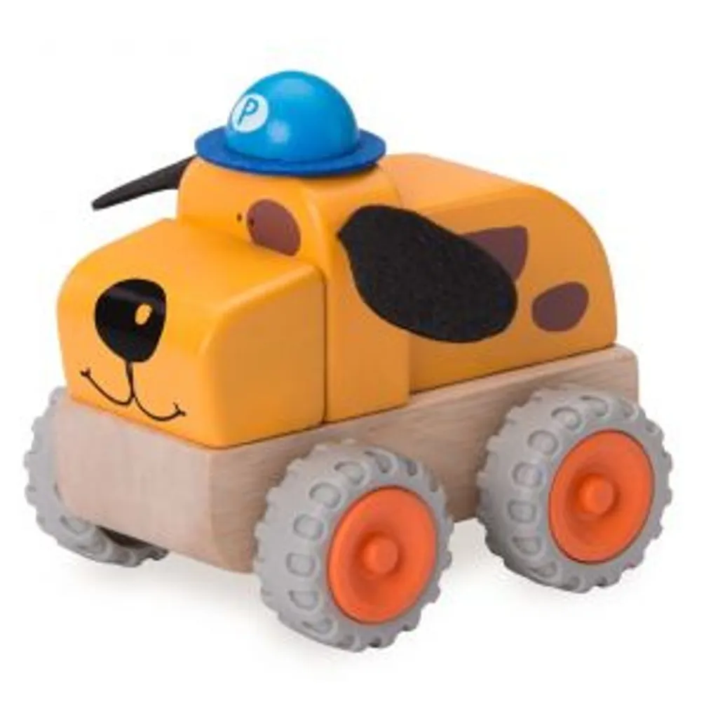 Voiture Bois Enfant Chien Policier Wonderworld - Cadeau Créatif 12m+