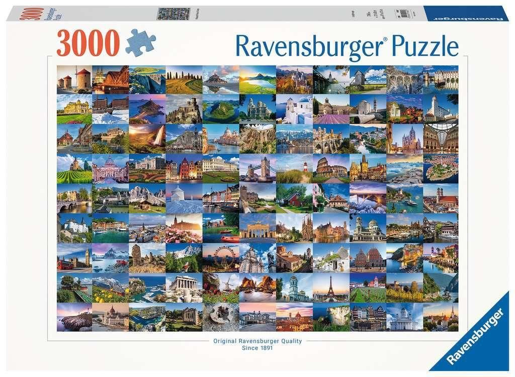 99 Beautiful Places in Europe Ravensburger 17080 Produktbild 