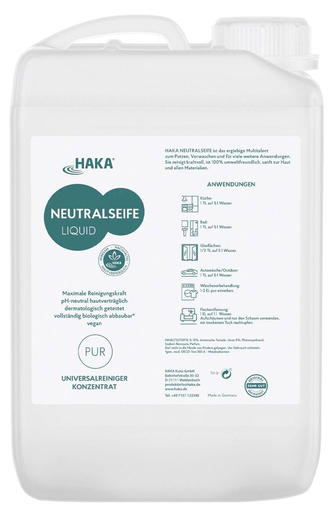 Neutralseife Liquid Pur 3 Liter Nachfüllkanister Produktbild 