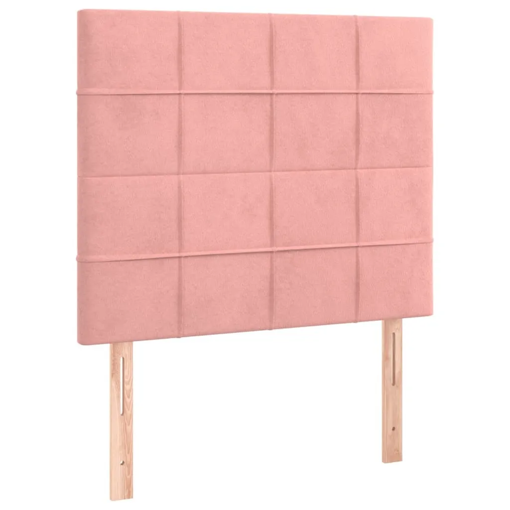 SYFAX™ Testiera 100x5x128cm Rosa Velluto | Struttura Larice Massello