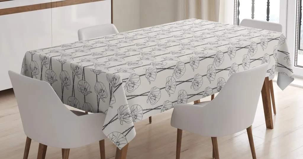 Abakuhaus Tovaglia 140x240 Grigio - Antimacchia Lavabile Lavatrice