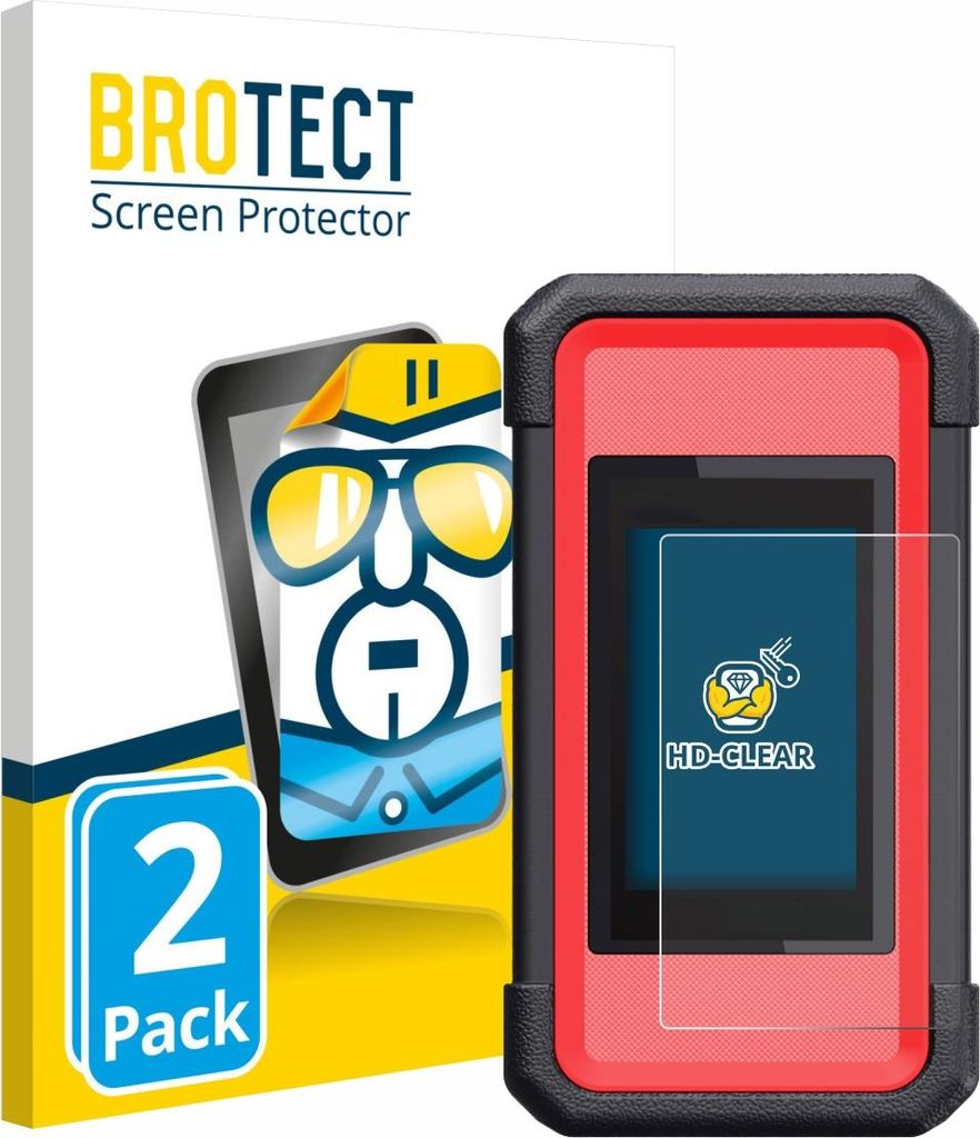 2x Für Launch X431 SmartLink C V2.0 Schutzfolie BROTECT Displayschutz Display Schutz Folie Klar Transparent