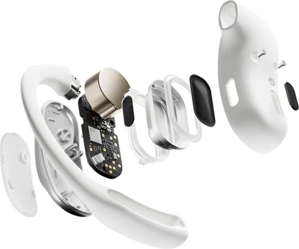 Écouteurs Bluetooth OpenFit Air Blanc idéaux pour le télétravail - 5