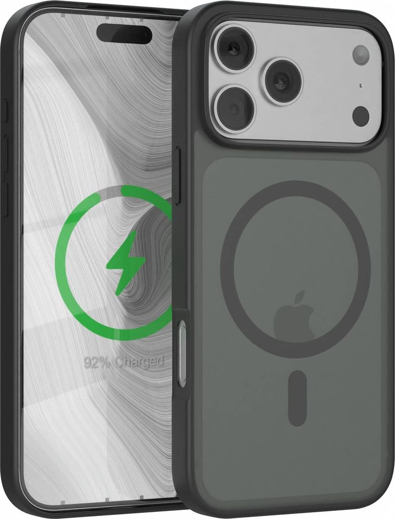 EAZY CASE - Outdoor Case mit MagSafe Funktion kompatibel mit Apple iPhone 17 Pro Max, induktives Laden, stoßfest, Silikonhülle mit Kameraschutz i...