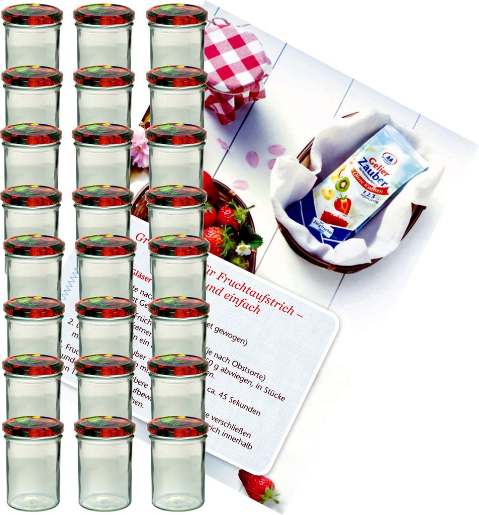 lot de 24 bocaux à confiture 435 ml bocal à conserves To 82 Image du produit 