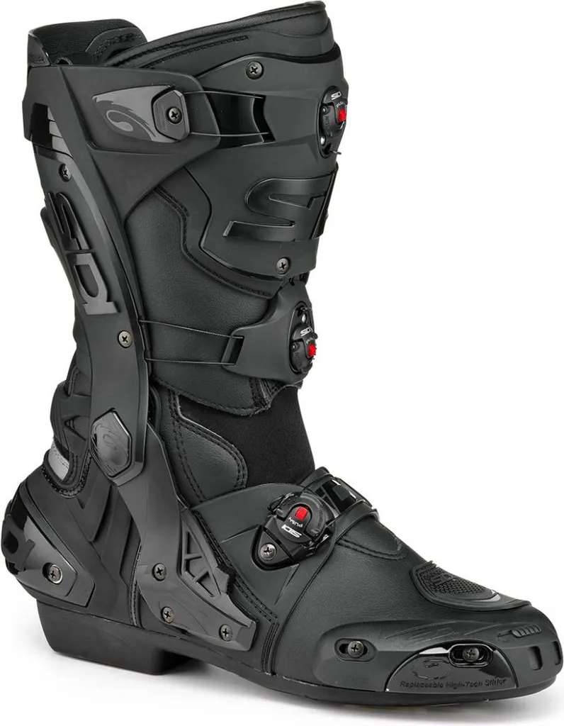 Bottes de Moto Racing Sidi Rex Noir Taille 47 pour Circuit et Route