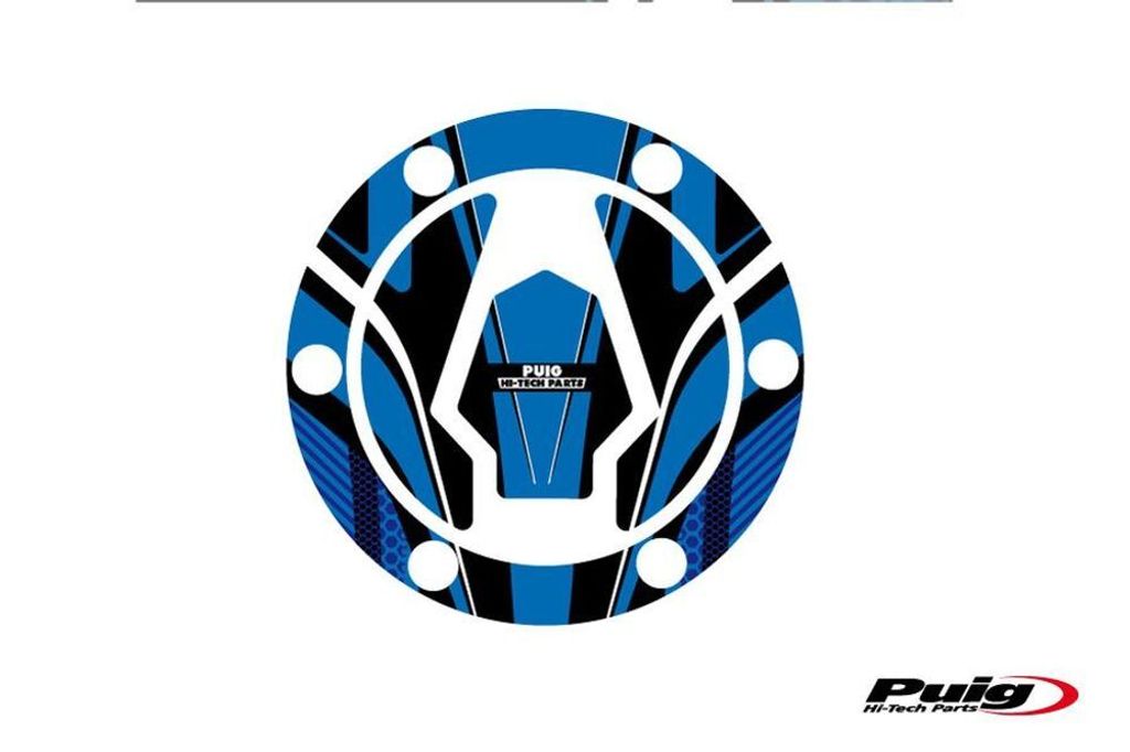 PUIG 9041A Tankdeckelabdeckungen Radikal passend fuer BMW G310R Blau