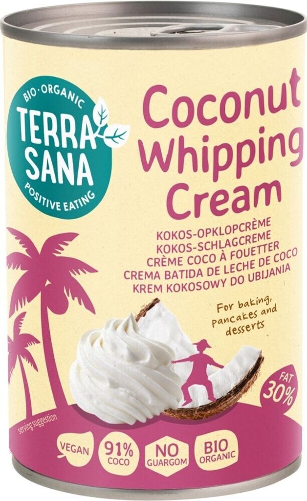 TERRASANA Kokos Schlagcreme 400ml