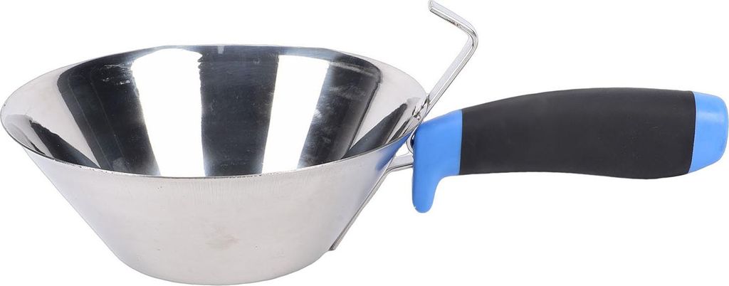 Schlammschaufel aus Edelstahl mit TPR-Griff. Rutschfestes Produktbild 