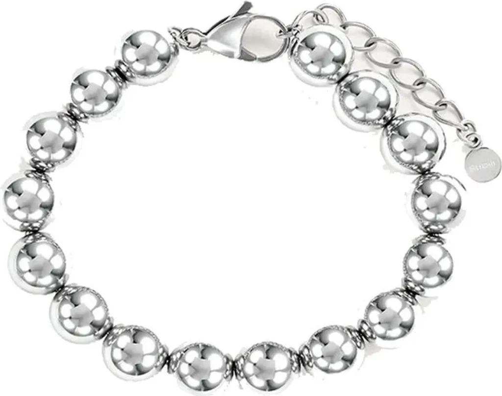 Bracelet chaîne argentée Stroili pour femme - Bijou tendance rigide