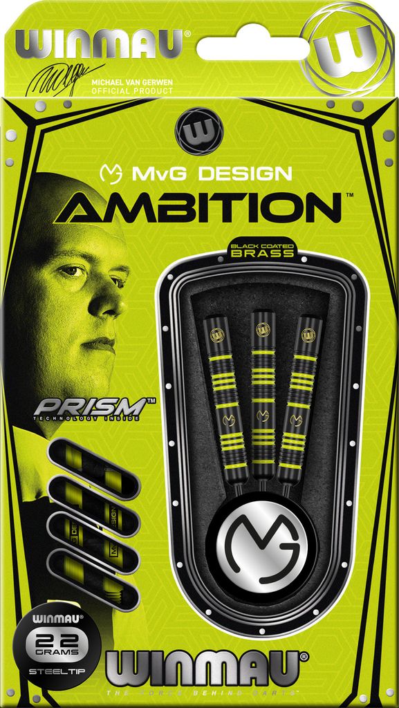 Winmau MvG Ambition Steeldart 1233-22 g Immagine del prodotto 
