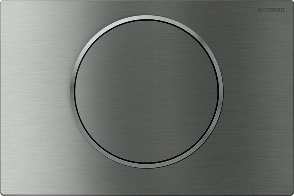 Geberit Sigma10 Betätigungsplatte für Spül-Stopp-Spülung, rund, 115.758.SN.5