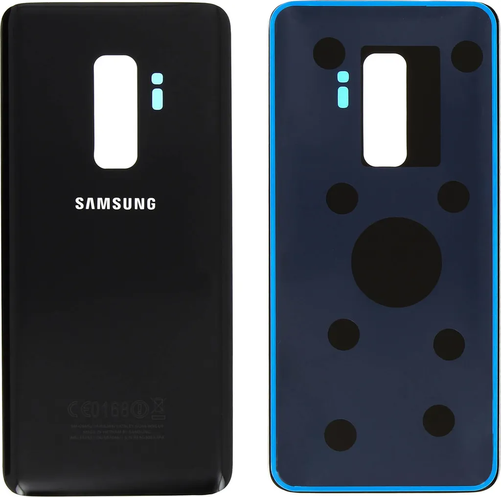 Façade arrière pour Samsung Galaxy S9 Plus remplacer un dos cassé noir