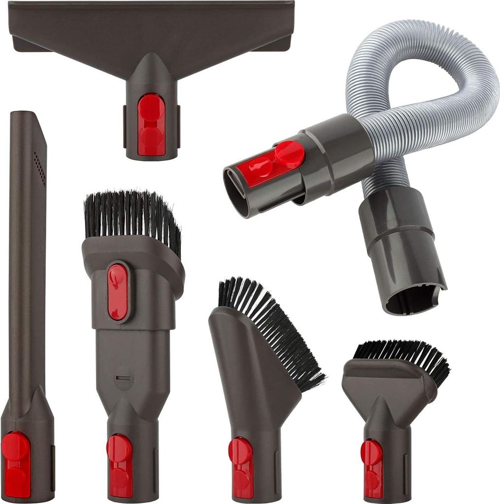 Zubehör-Kit zur Fixierung mit Saugrohr für Dyson V7 V8 V10 V11 SV10 SV11 Staubsauger ohne Filter (6 und 1)