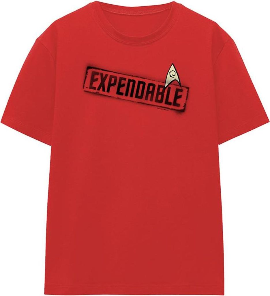 Star Trek - "Expendable" T-Shirt für Damen TV27676 (M) (Rot)