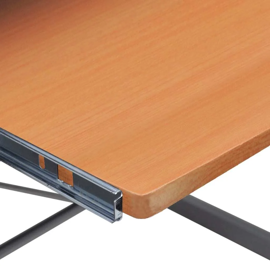 Table d'Ordinateur d'Angle Marron 132x112x99 cm - Bureau Ergonomique - 3