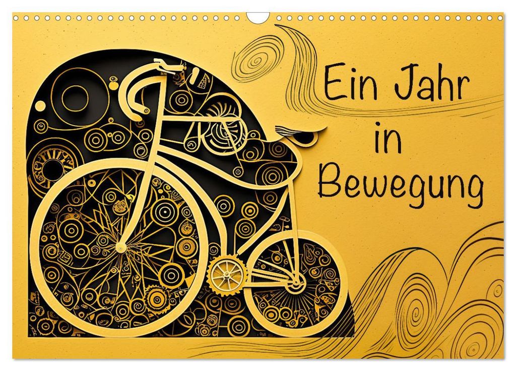 Ein Jahr in Bewegung (Wandkalender 2027 DIN A3 quer), CALVENDO Monatskalender