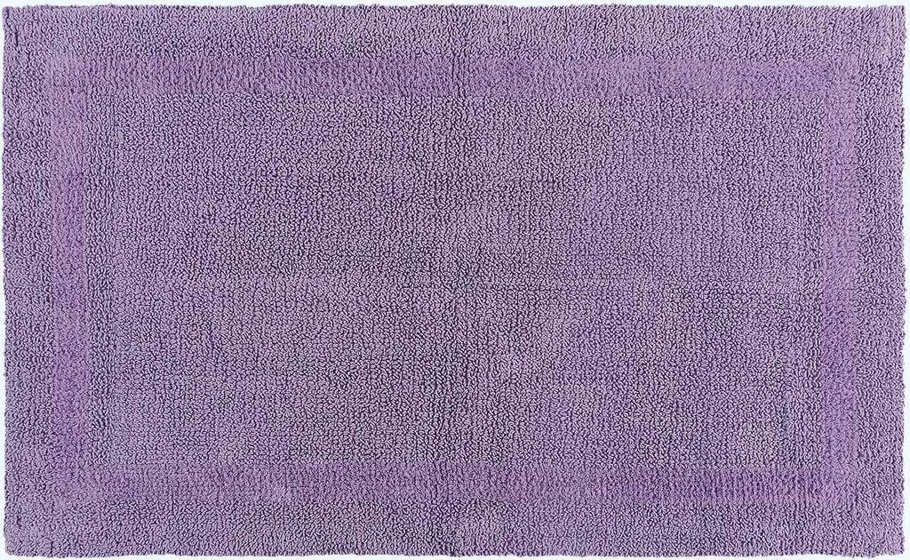 HOMESCAPES Badematte flieder 50x80 cm aus 100% Baumwolle