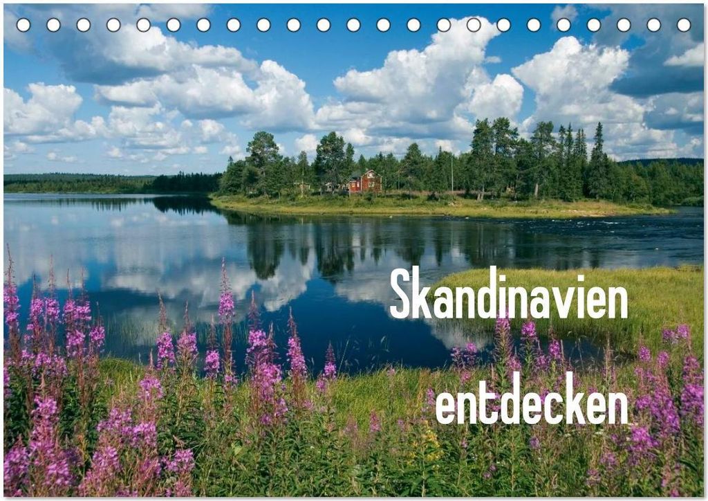 Skandinavien entdecken (Tischkalender 2026 DIN A5 quer), CALVENDO Monatskalender