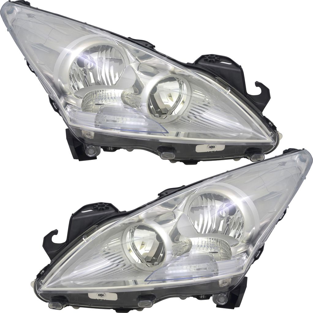 TYC Scheinwerfer Set für Peugeot 3008 5008 2009-2013 H7 H7 Tagfahrlicht Halogen