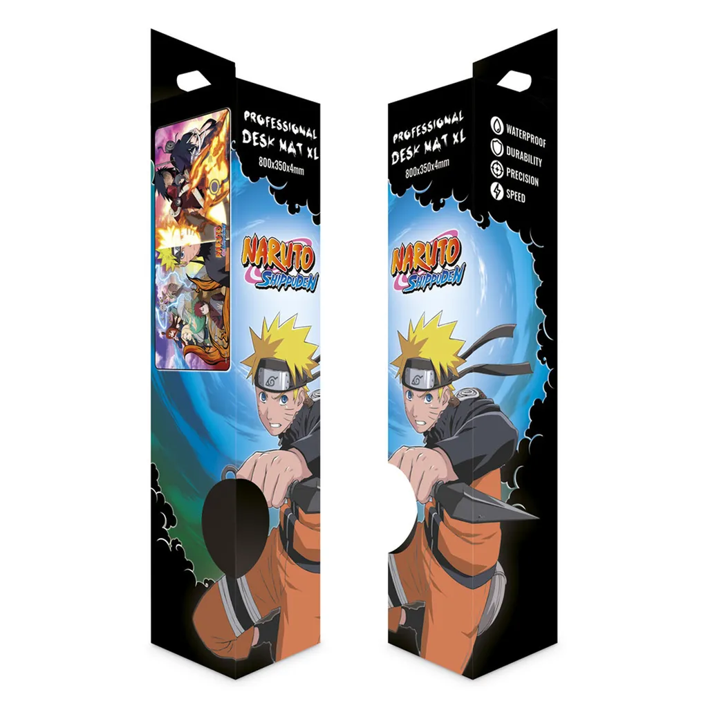 Tapis de souris Naruto Shippuden Géant 80x35 cm pour Gaming et Travail - 2