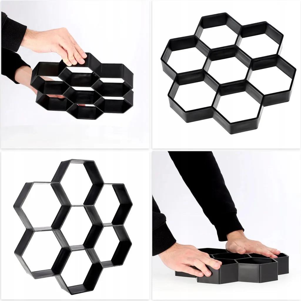 Moule à pavés réutilisable - La solution pour des allées propres et sans boue