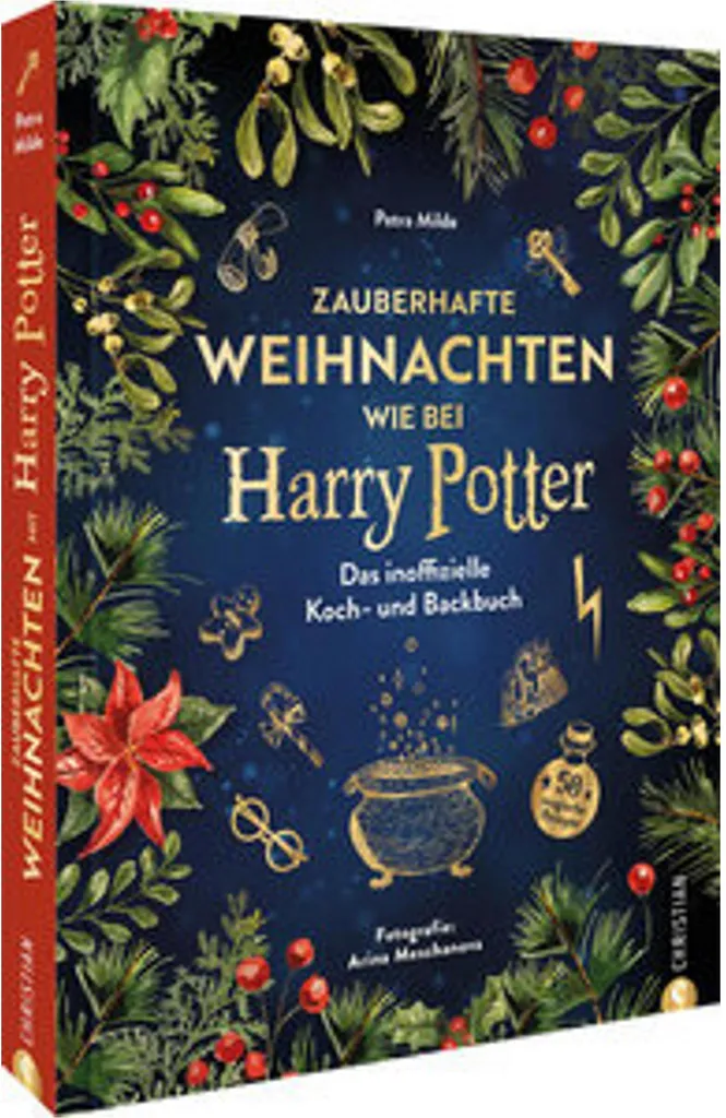 Boule de Noël Harry Potter en Verre Soufflé Peinte à la Main - 8 cm