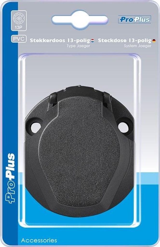 Presa 13 poli tipo Jaeger in PVC in blister Immagine del prodotto 
