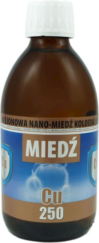 Nanokolloidales Kupfer Cu250 25 ppm 300 ml PRO AKTIV