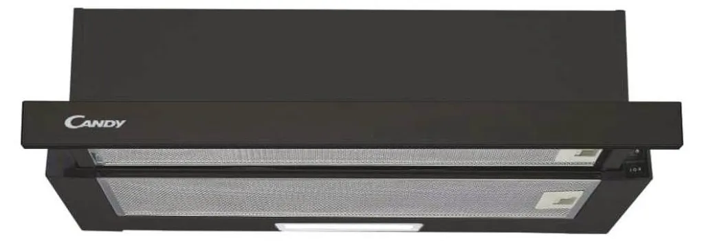 Hotte Télescopique Escamotable Candy CBT625/2B/1 Noir 60 cm Cuisine