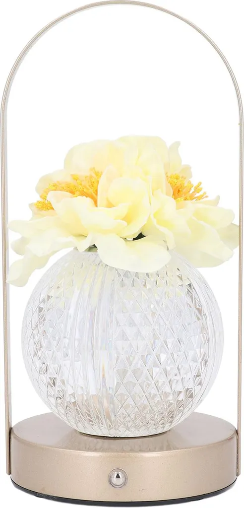 Luminaire décoratif LED en cristal à intensité variable sans fil Maison