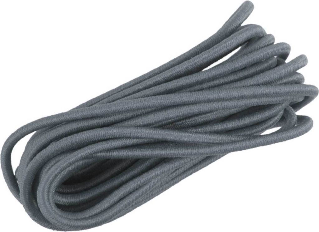 3m Gummikordel 3mm Gummiband Gummischnur Hutgummi Rundgummi f. Bekleidung uvm., Farbe:grau