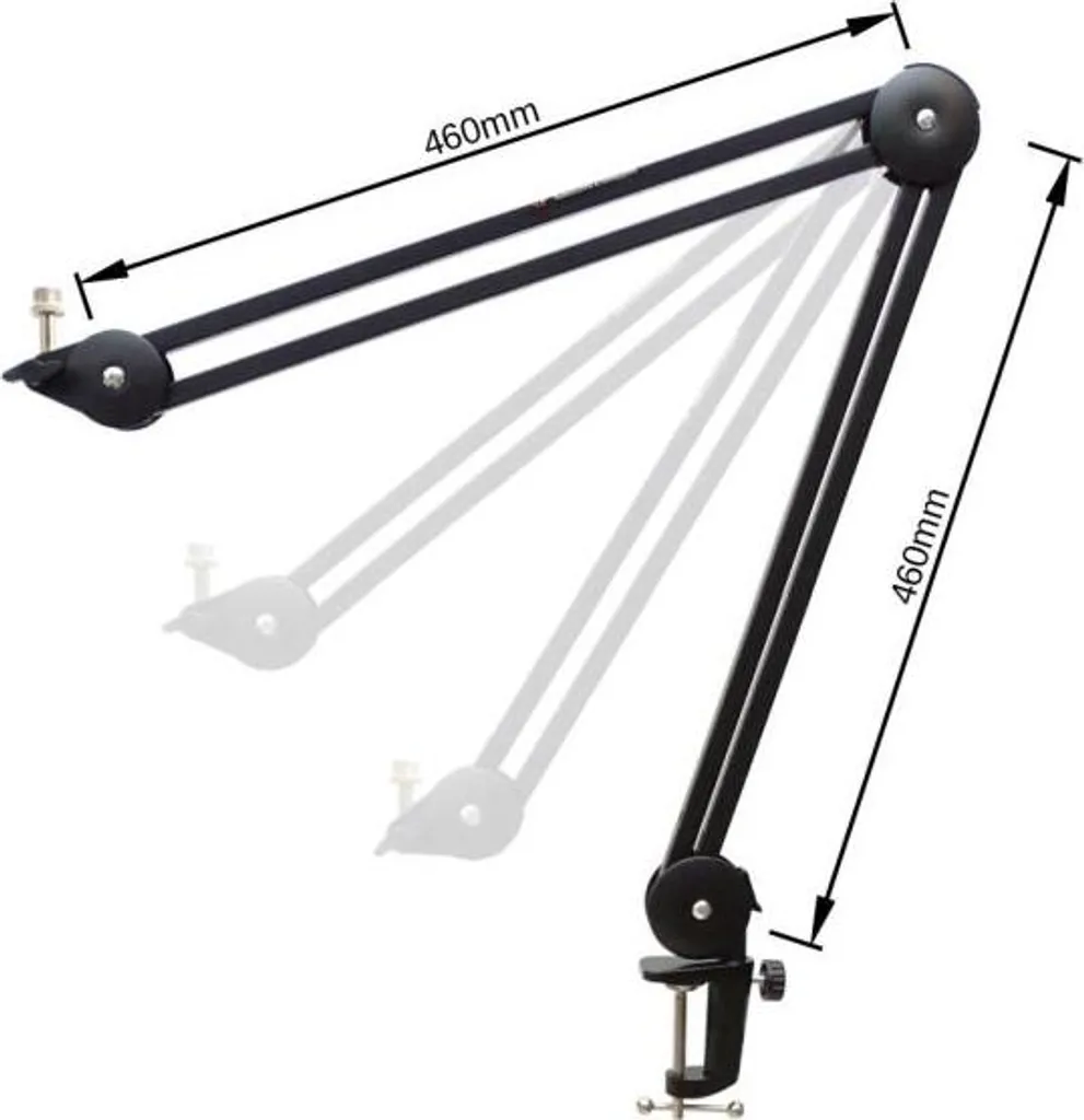 Set Completo Asta Microfono Keepdrum MS138 + Cavo XLR 6m - In Stock - 3