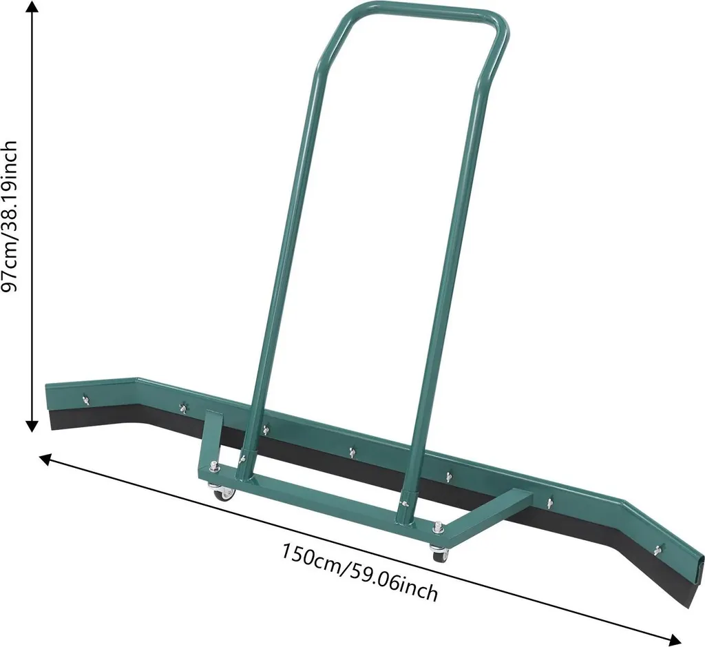 Éliminer les flaques sur tennis - Racleur aluminium 150 cm sans effort