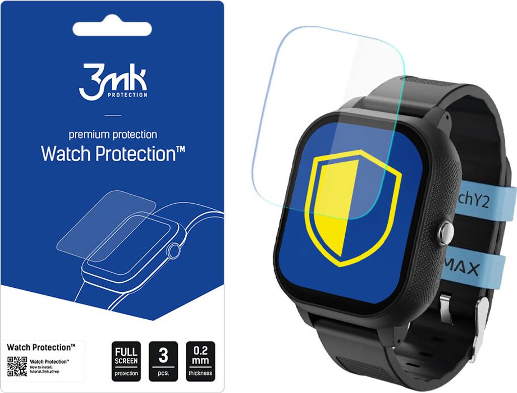 3mk Display Schutzfolie Watch Protection für Lamax Watch Y2 Produktbild 
