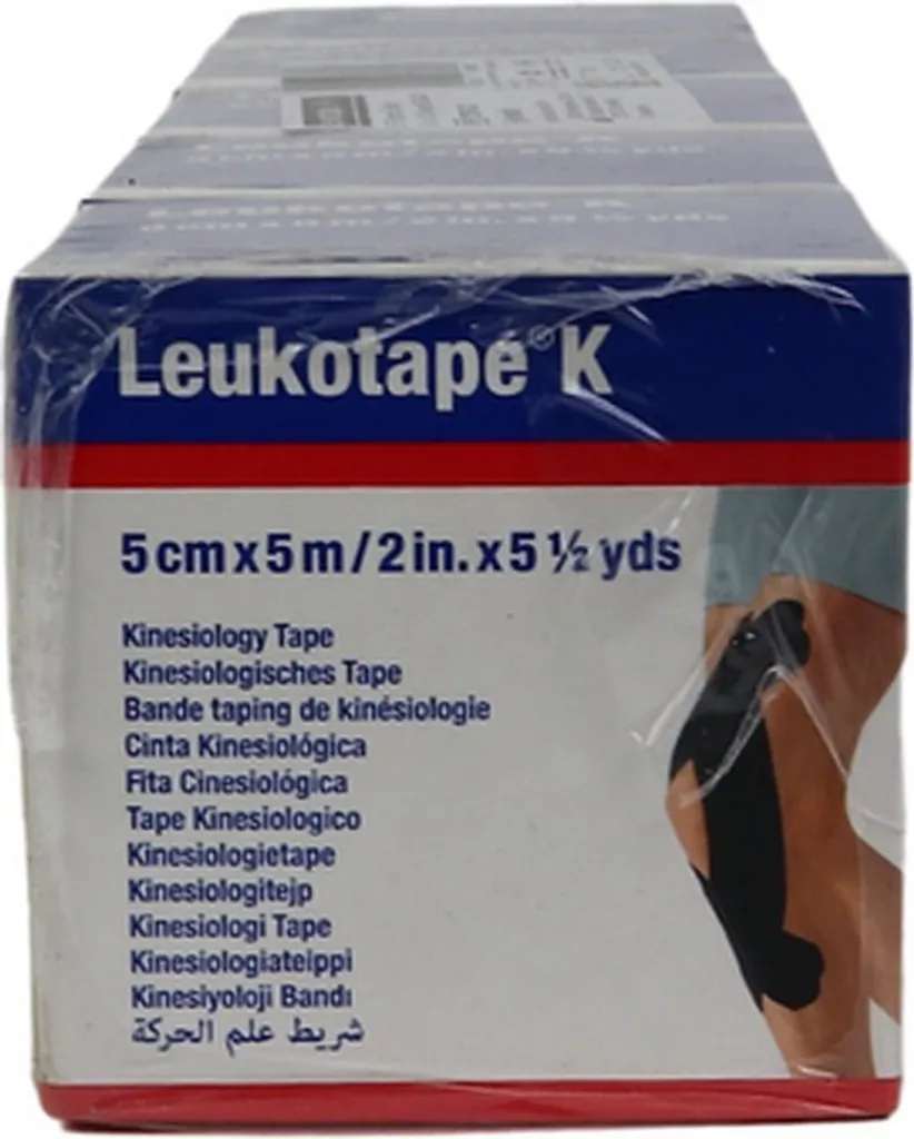 Leukotape K Nero BSN Medical: Protezione Muscolare per Tutta la Famiglia